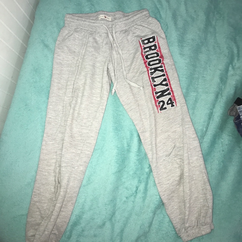 Grey Brooklyn sweatpants size small